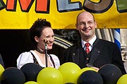 Ea I. und Roy I. führen durch den Würmesischen Fasching 2006 (Foto: Martin Schmitz)